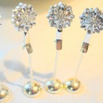 Crystal Escort Card Clips {Quantity 28}