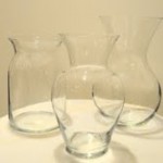 Glass Vases, Assorted Shapes