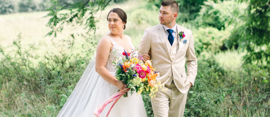 Alex & Connor’s Colorful Wedding at the Wilds